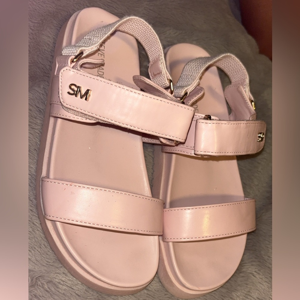Steve Madden Pink Girls' Platform Sandals